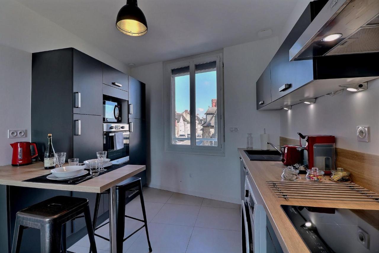 Appartement Logisy En Centre-Ville De Vitre I Logisy L'Indu Vitré Dış mekan fotoğraf